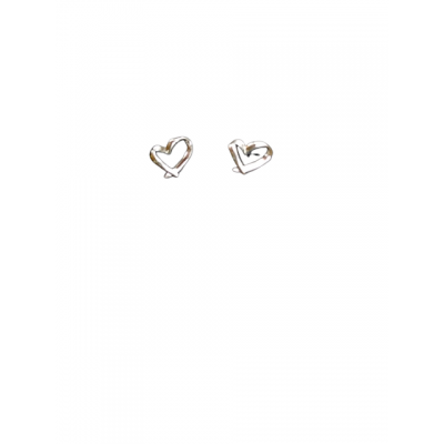 Pendientes corazón plata... 2