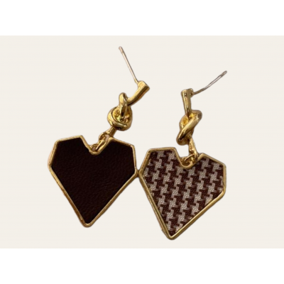 Pendientes nudo corazón 2