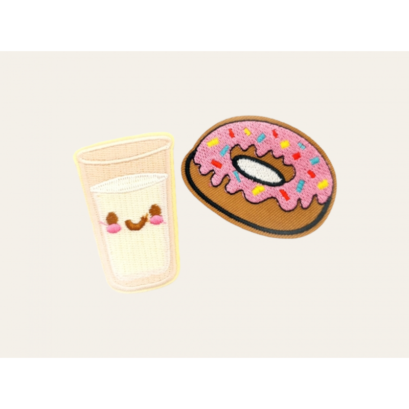 Parche donut+ leche
