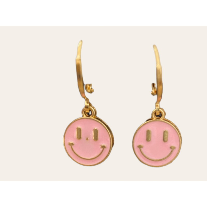 Pendientes smile de colores surtidos