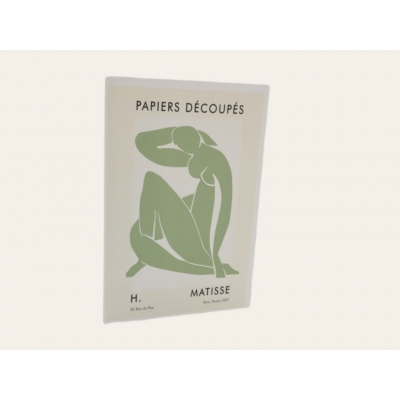 Tarjeta matisse desnudo mujer