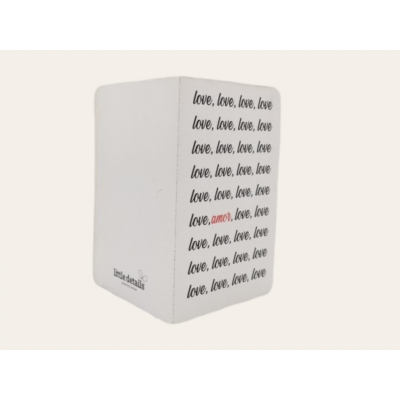 Tarjeta love,love,amor