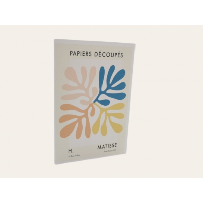 Tarjeta matisse paper cut