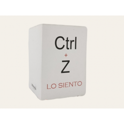 Ctrl+z lo siento