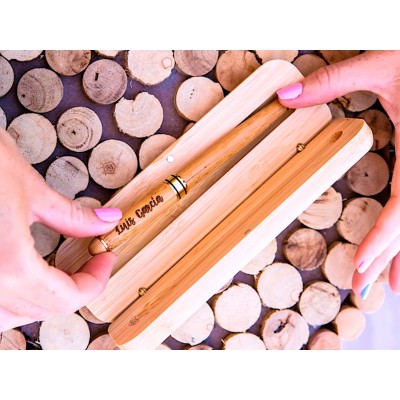 Bolígrafo personalizado de madera con estuche