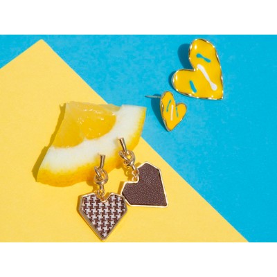 Pendientes corazón fantasía