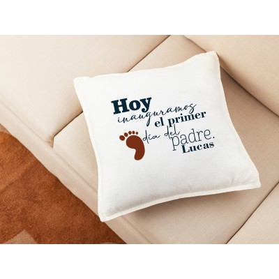Cojín personalizable de recién nacido