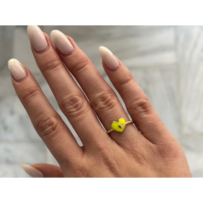 Anillos de corazón con...