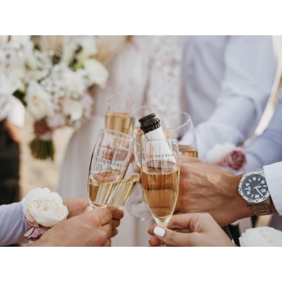 Copa champagne personalizada