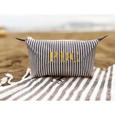 Neceser personalizable a rayas