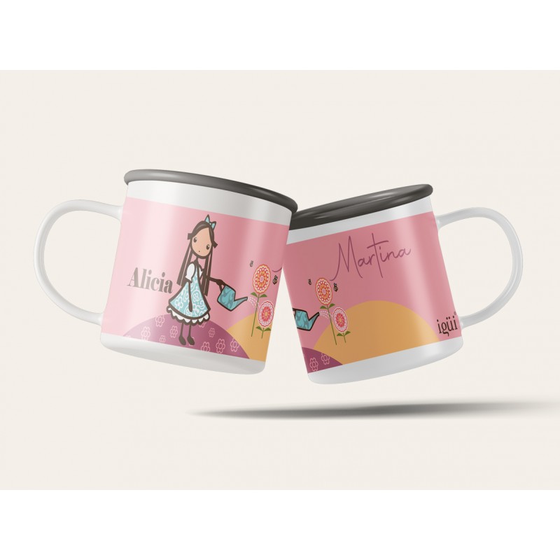 Taza personalizable-Taza metálica Igüi