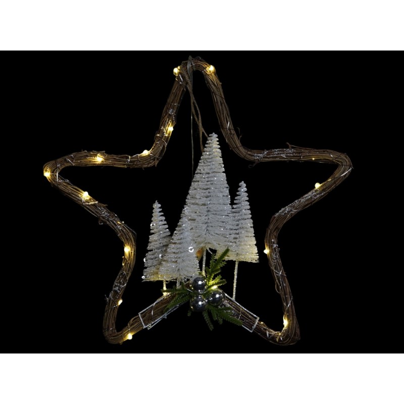 Estrella de navidad con luces LED