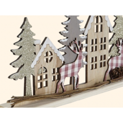 Casas de madera de navidad...