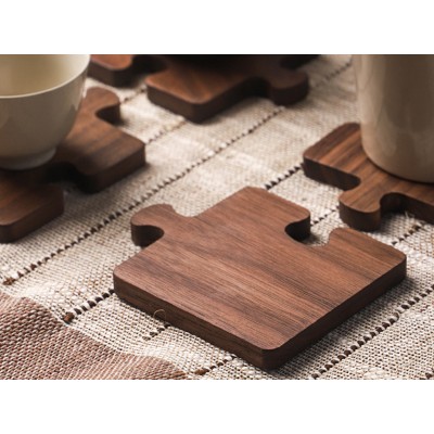 Set posavasos de madera con...
