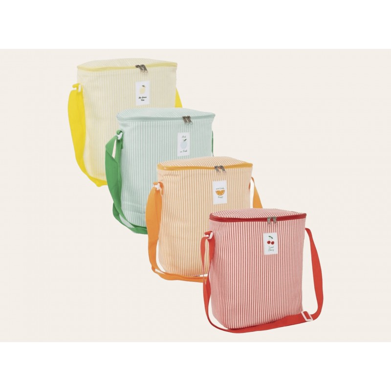 BOLSA ISOTÉRMICA CREMALLERA RAYAS L