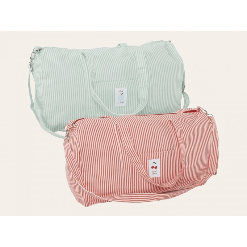 BOLSA VIAJE CREMALLERA RAYAS