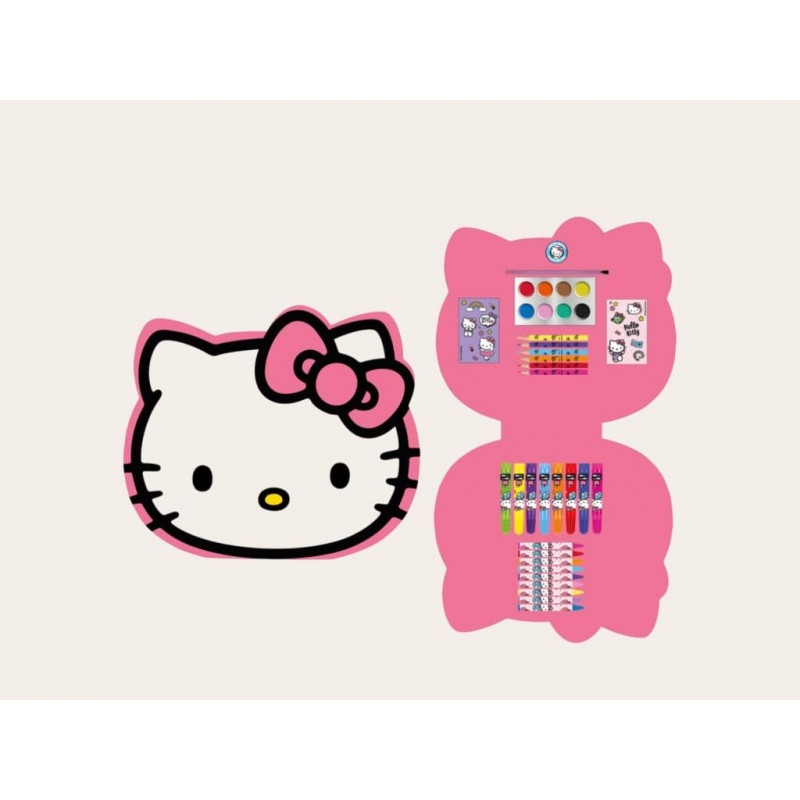 Set de papelería coloreable Hello Kitty
