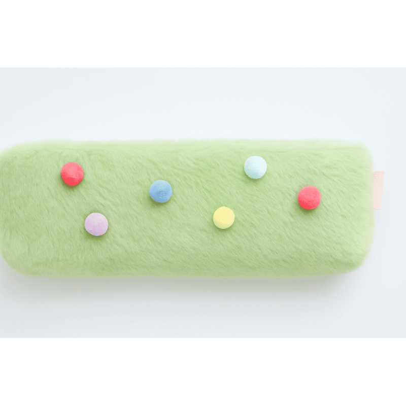 Estuche de peluche con bolitas de...