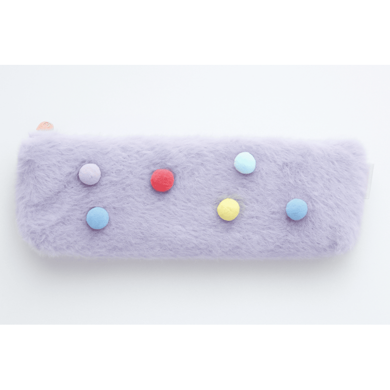 Estuche de peluche con bolitas de...