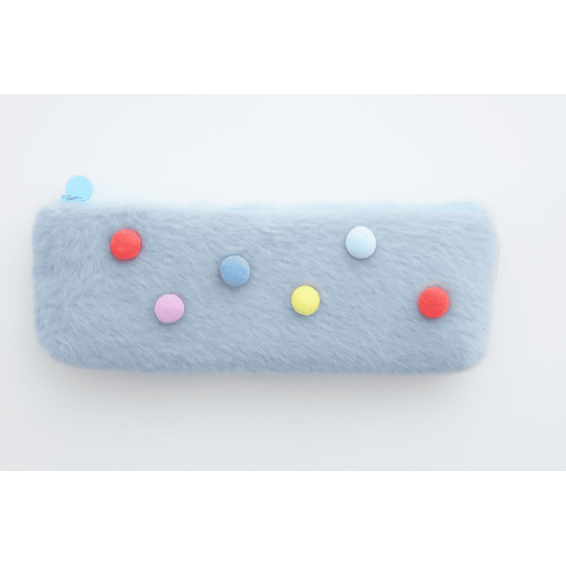 Estuche de peluche con bolitas de...