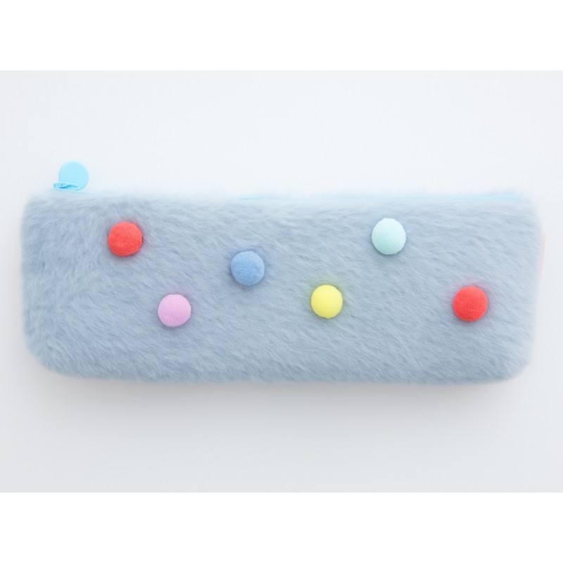 Estuche de peluche con bolitas de...