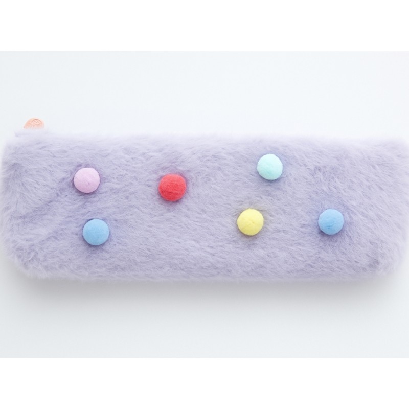 Estuche de peluche con bolitas de...