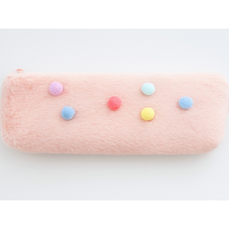 Estuche de peluche con bolitas de...