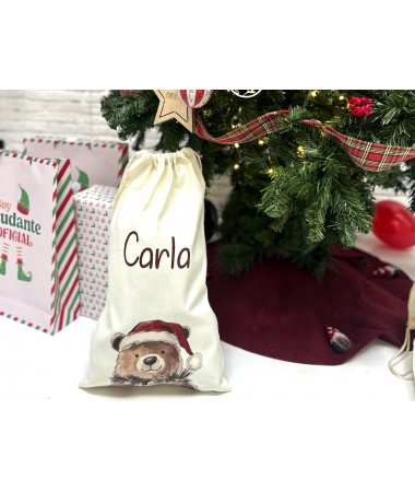 Saco de cuerdas navideño...