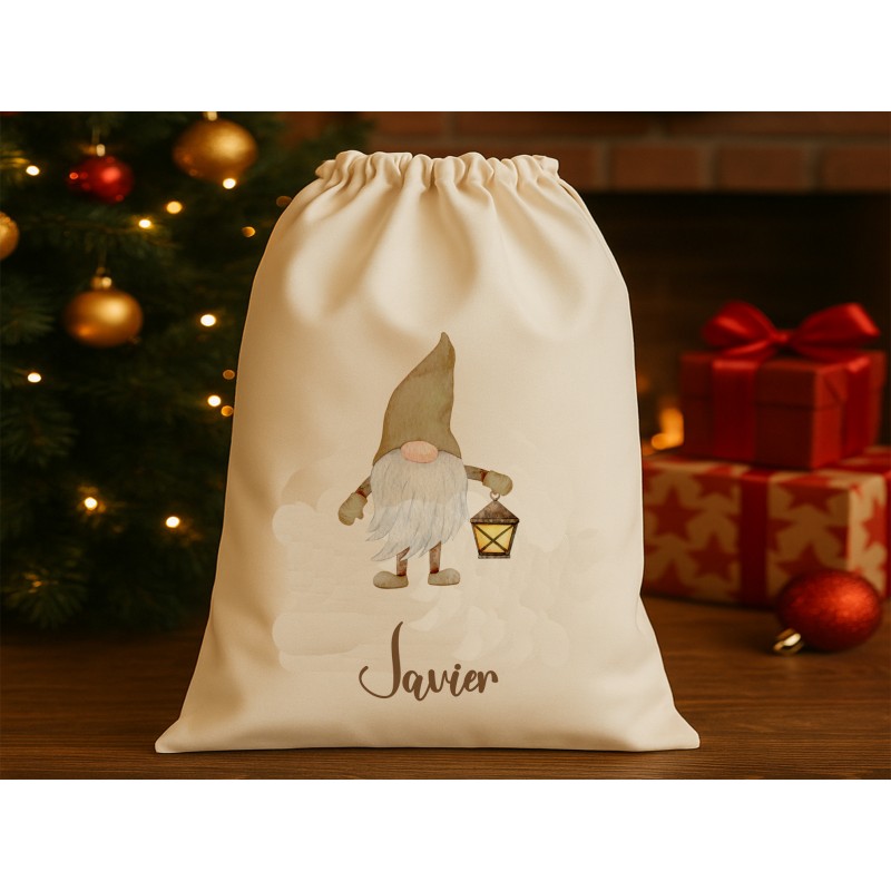 Saco de cuerdas de Navidad de Gnomo Saco de cuerdas de Navidad de Gnomo