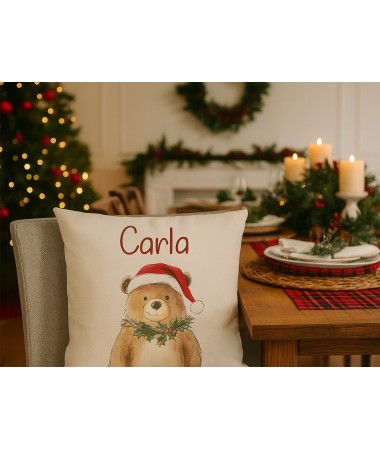 Cojín de Oso con Gorrito