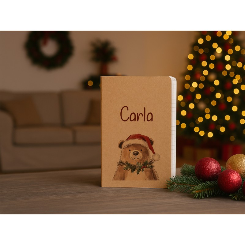 Libreta Eco de Osito con gorro