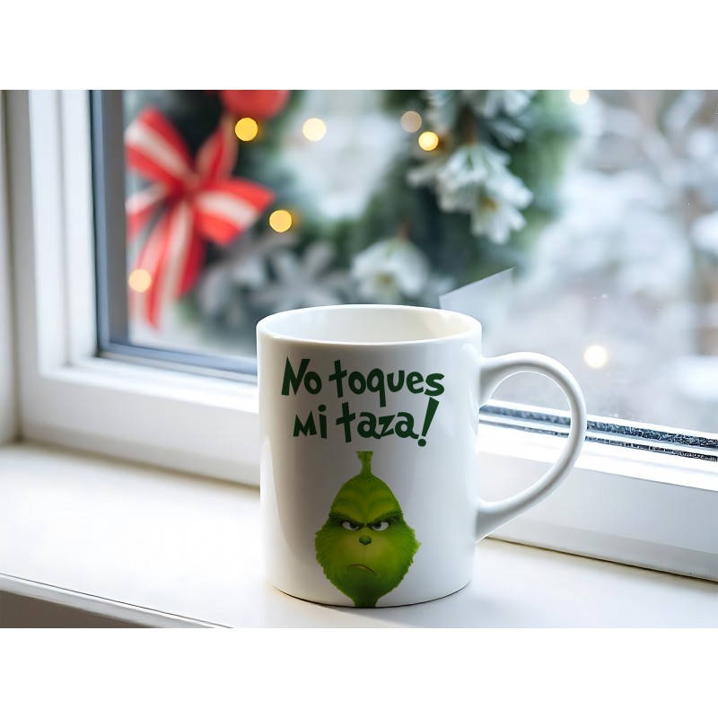 Taza del Grinch “No toques mi taza”...