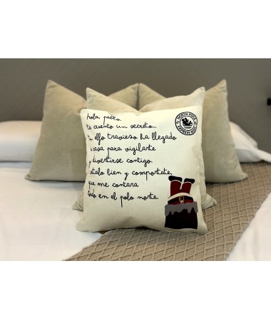 Cojín navideño de carta de... 2