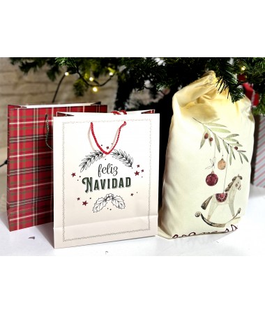Bolsa papel de Navidad para...