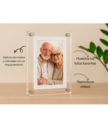 Marco de fotos digital con...