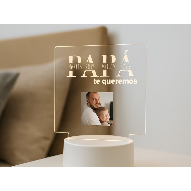 Lámpara personalizable led con...