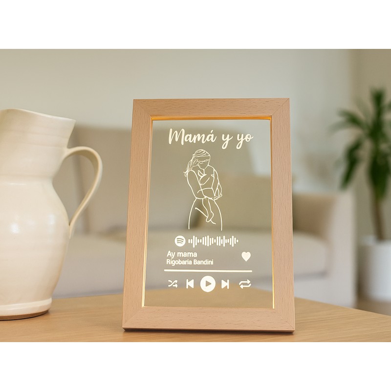 Lámpara con marco especial Spoty