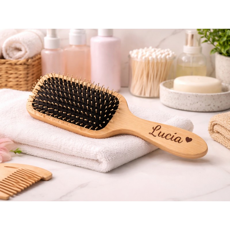 Cepillo madera personalizable