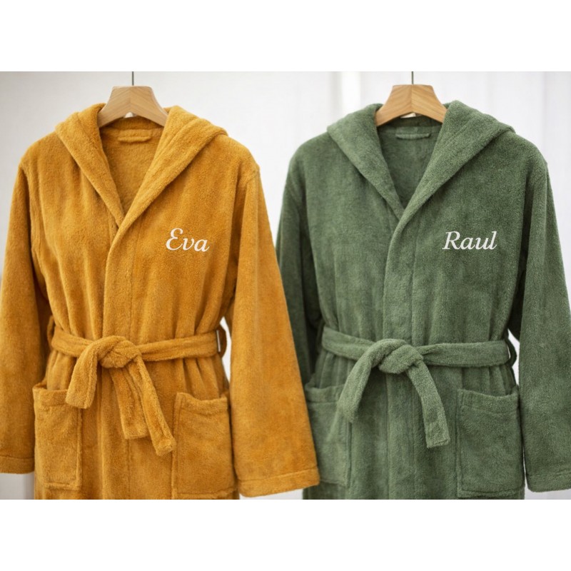 Albornoz personalizado de colores