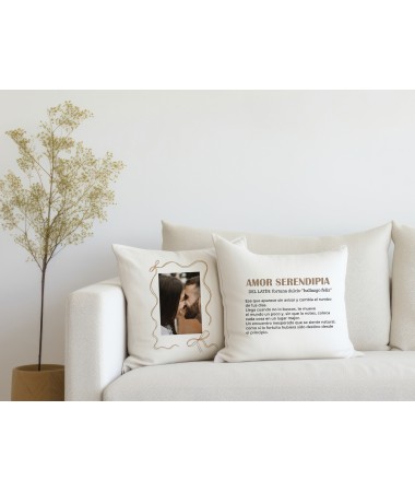 Cojín personalizado a doble...