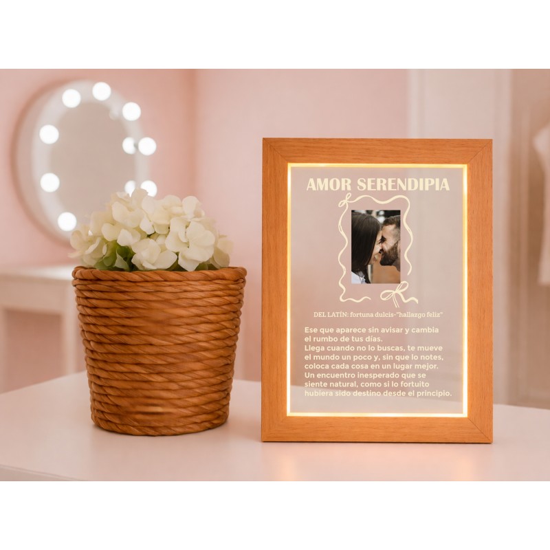 Lámpara led amor serendipia