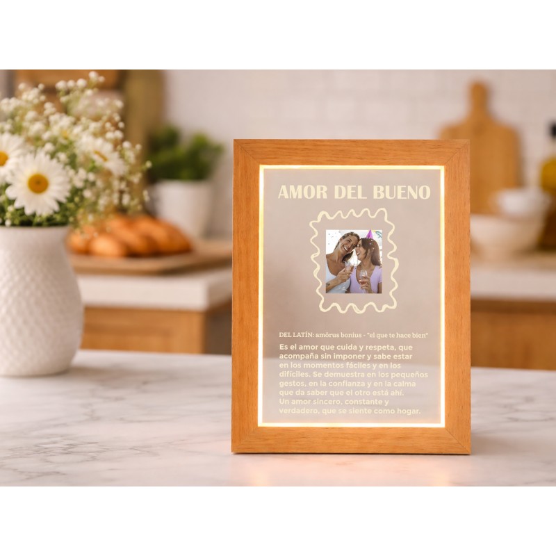 Lámpara led amor del bueno