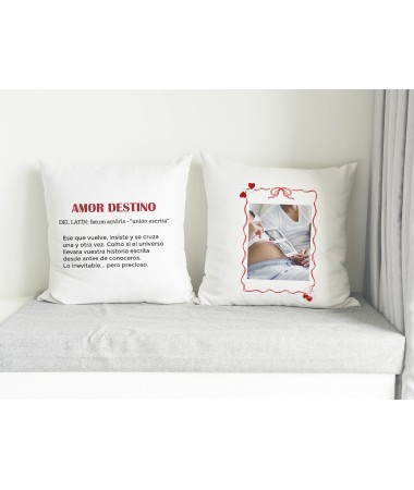 Cojín personalizado a doble...