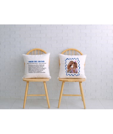 Cojín personalizado a doble...