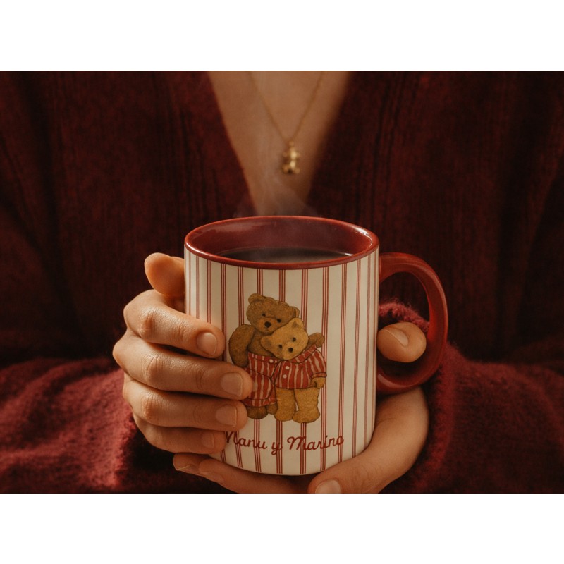 Taza burdeos especial San Valentín