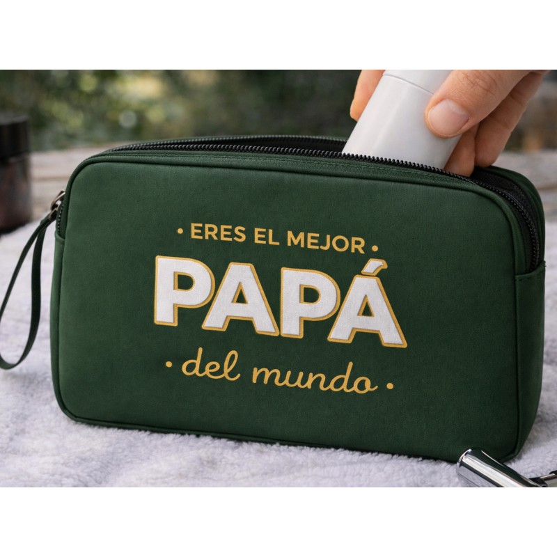 Neceser verde mejor papá del mundo