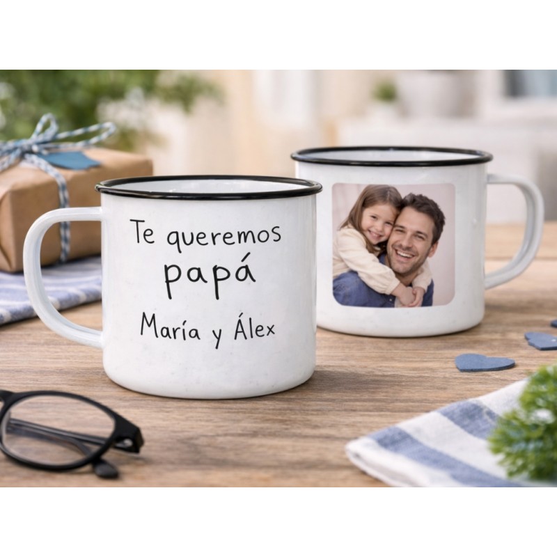 Taza metálica especial guarde
