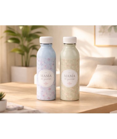 Botella de flores para mamá