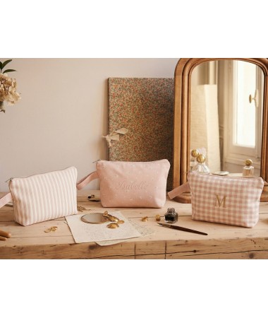 Neceser de algodón acolchado