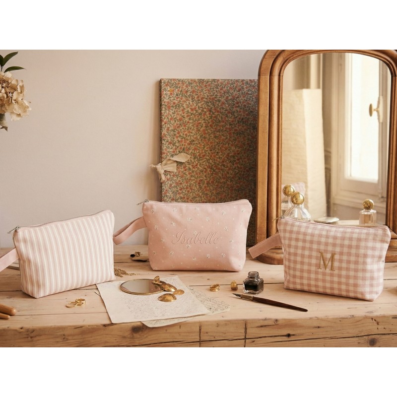 Neceser de algodón acolchado